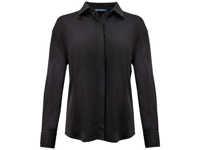 Stretchskjorta CB Hedley dam svart XS