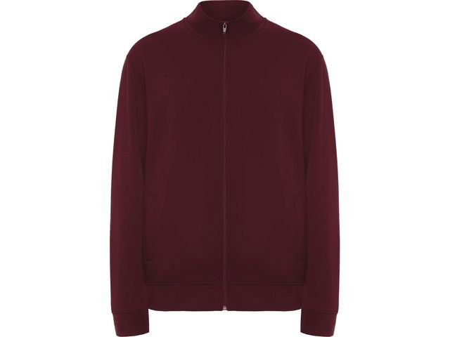 Sweater zip PF ulan unisex vinröd XL
