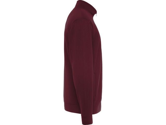 Sweater zip PF ulan unisex vinröd XL
