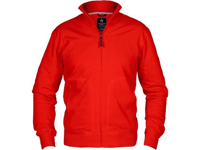 Sweatjacka TEXSTAR HC04 röd 4XL