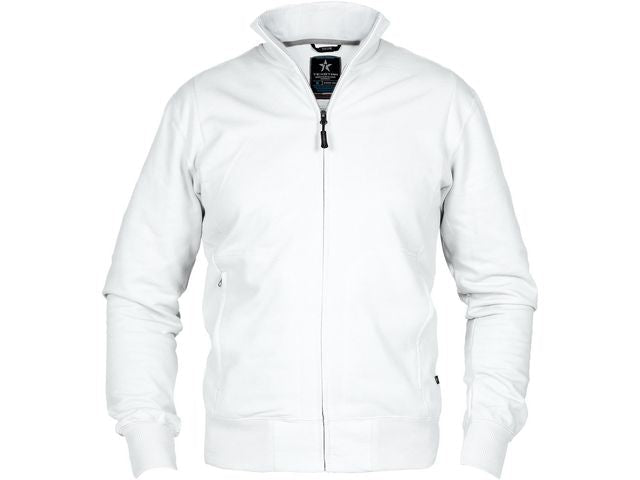 Sweatjacka TEXSTAR HC04 vit XS