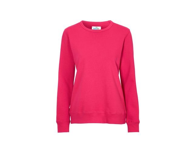 Sweatshirt Crew Neck dam GOTS cerise L