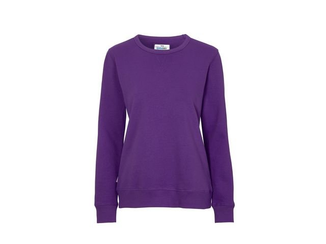 Sweatshirt Crew Neck dam GOTS lila M