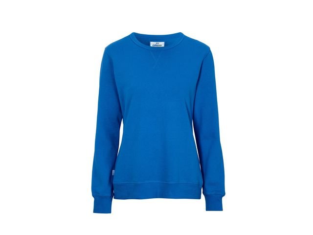 Sweatshirt Crew Neck dam GOTS royal M