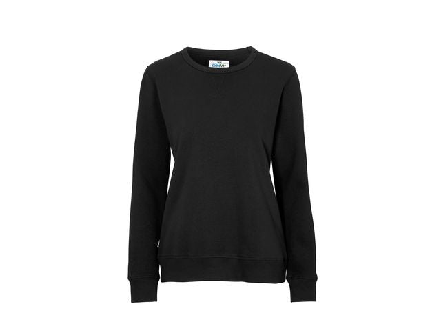 Sweatshirt Crew Neck dam GOTS svart S