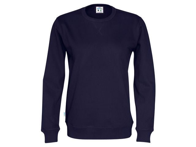 Sweatshirt Crew Neck hr GOTS navy 5XL