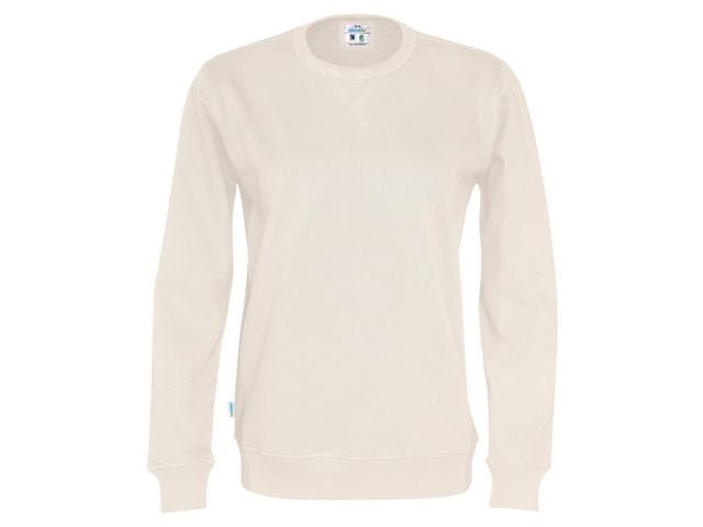 Sweatshirt Crew Neck hr GOTS offwh 4XL