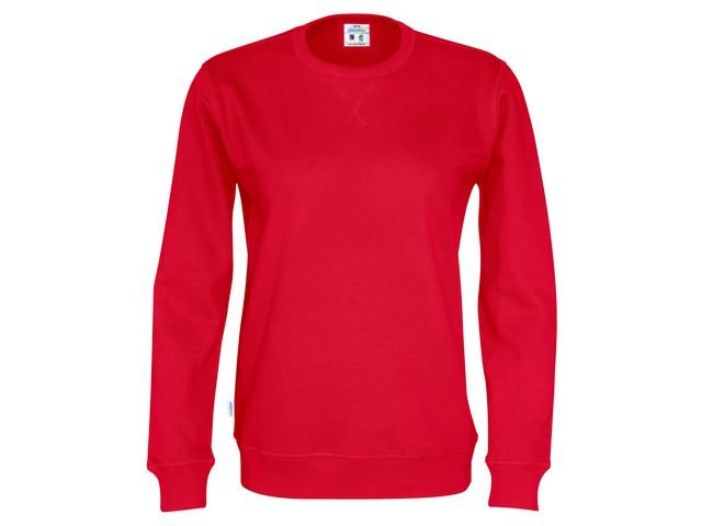 Sweatshirt Crew Neck hr GOTS röd 2XL