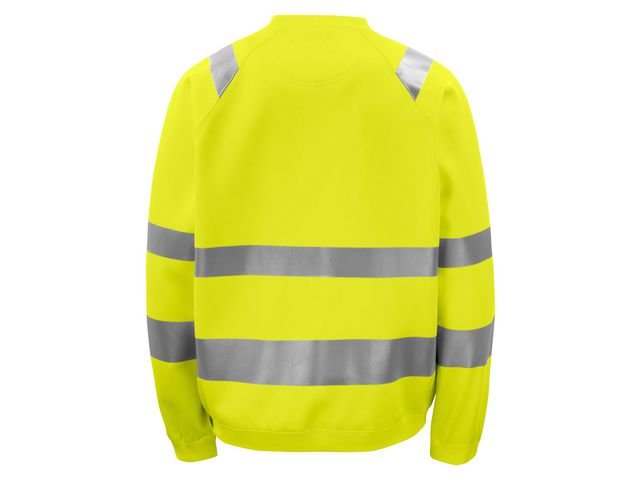 Sweatshirt varsel Projob 6106 gul kl3 L