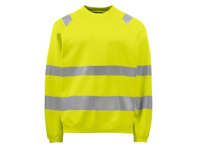 Swshirt varsel Projob 6106 gul kl3 2XL