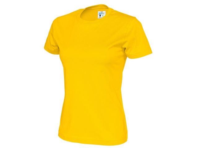 T-shirt COTTOVER dam GOTS gul L