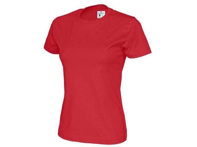 T-shirt COTTOVER dam GOTS röd L