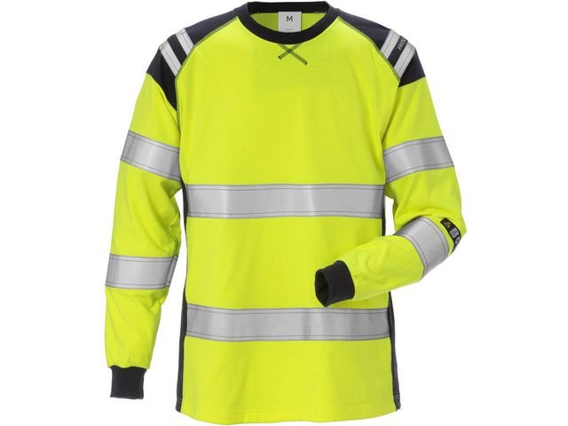 T-Shirt Flam Kl 3 Dam Gul/Marin S