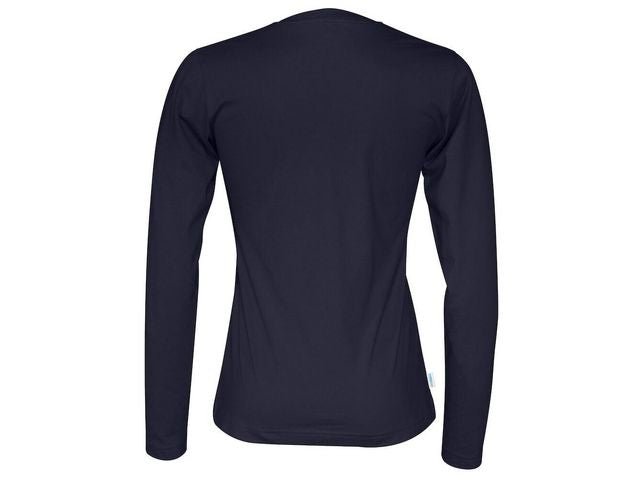T-shirt LÄ 141019 GOTS dam marin L
