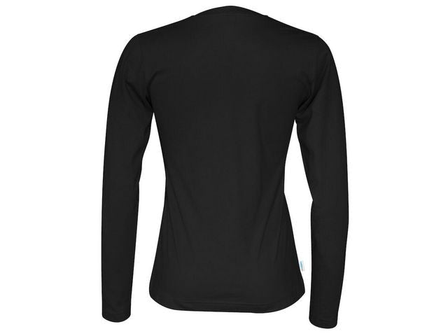 T-shirt LÄ 141019 GOTS dam svart 2XL