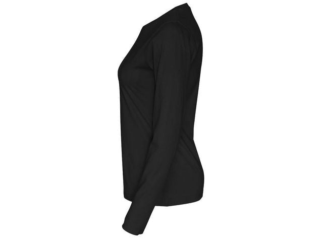 T-shirt LÄ 141019 GOTS dam svart 2XL