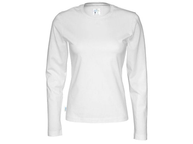 T-shirt LÄ 141019 GOTS dam vit XL