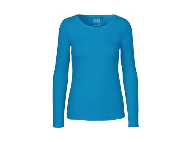T-shirt LÄ O81050 GOTS dam blå XL