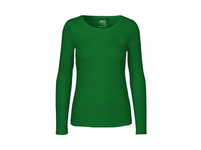 T-shirt LÄ O81050 GOTS dam grön S