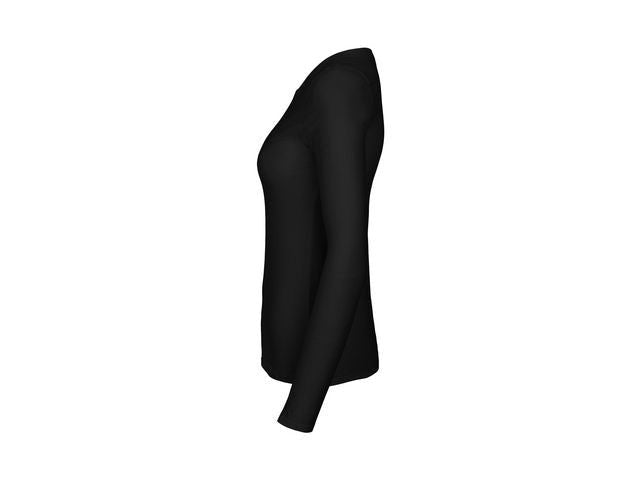 T-shirt LÄ O81050 GOTS dam svart XS
