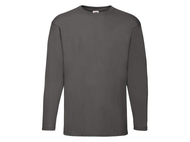 T-shirt Långärmad FRUIT antracitgrå 3XL