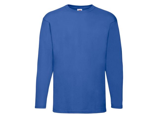 T-shirt Långärmad FRUIT kungsblå XL