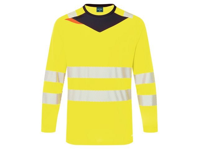 T-shirt varsel LÄ PW DX416 kl2 gul S