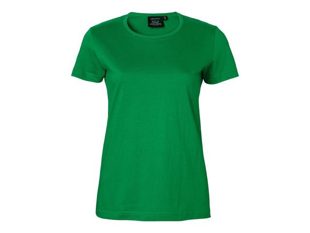 T-shirt Venice GOTS dam grön XS