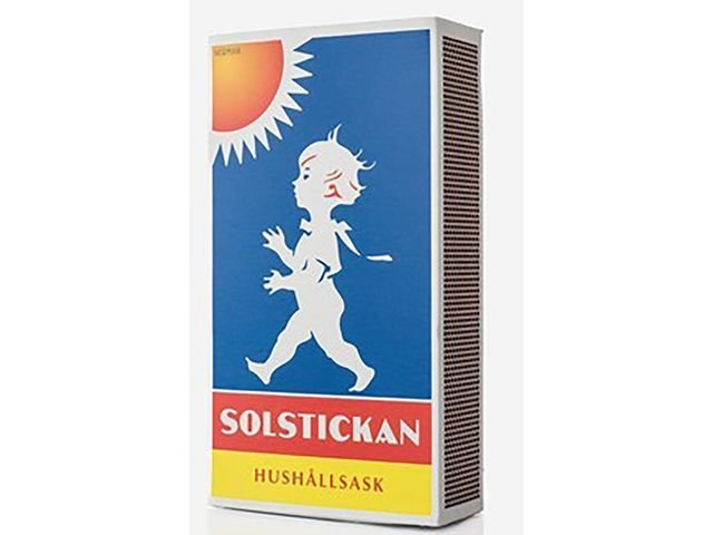 Tändstickor hushållsask