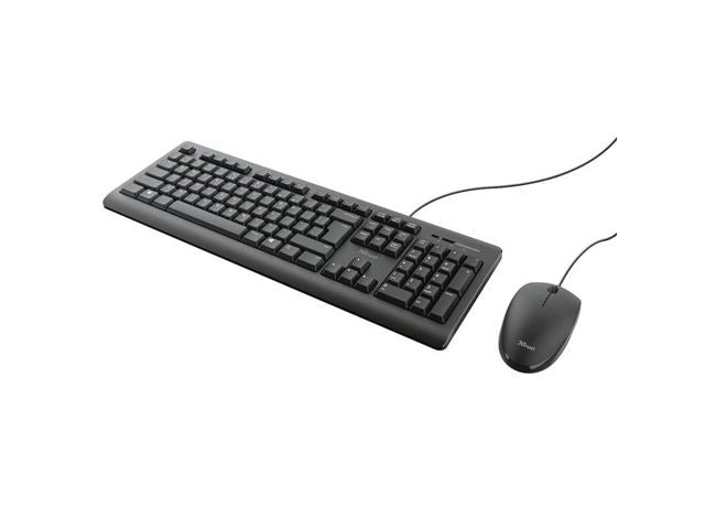Tangentbord+Mus TRUST TKM - 250 Kabel
