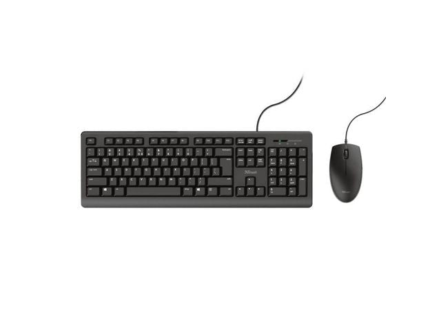 Tangentbord+Mus TRUST TKM - 250 Kabel