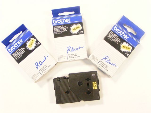 Tape BROTHER TZE551 24mm svart på blå