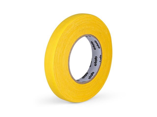 Tejp textil matt 50mx19mm gul