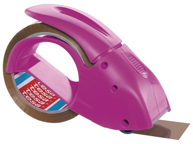 Tejphållare packtejp TESA Pack - n - Go rosa