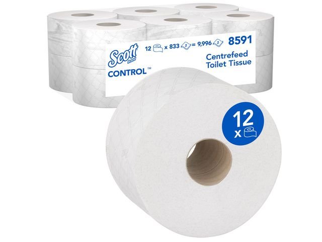 Toalettpapper SCOTT 2 - lag 12/fp