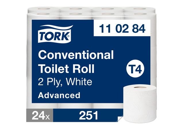 Toalettpapper TORK Adv T4 2 - lag 24/fp