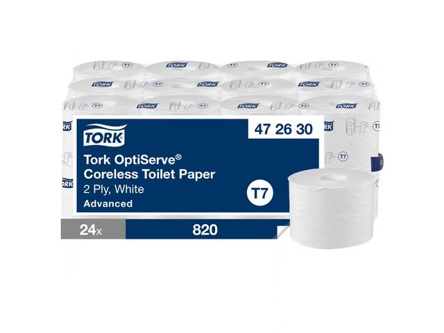 Toalettpapper TORK Adv T7 2 - lag 24/krt