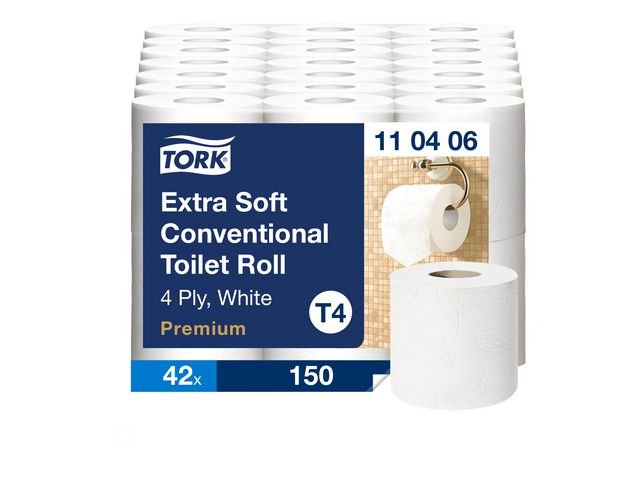 Toalettpapper TORK Pre T4 4 - lag 42/KRT