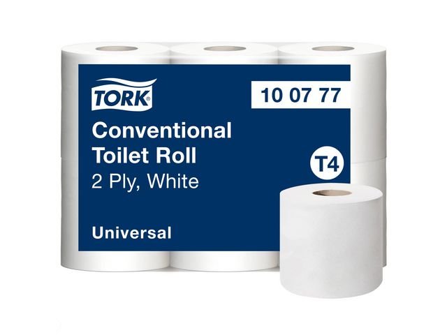 Toalettpapper TORK Uni T4 2 - lag 6/fp