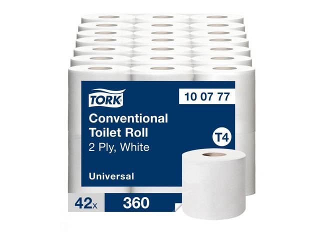 Toalettpapper TORK Uni T4 2 - lag 6/fp