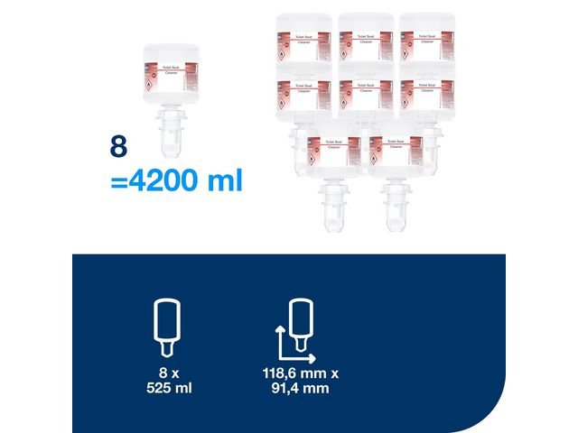 Toalettsitsrengöring TORK S5 Mini 525ml