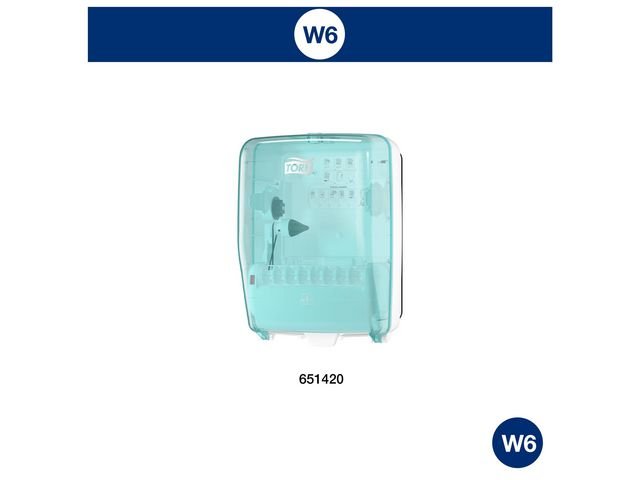 Torkrulle TORK Basic W6 1 - lag 250m vit