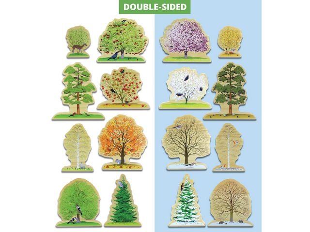 träd och buskar av trä 10/fp