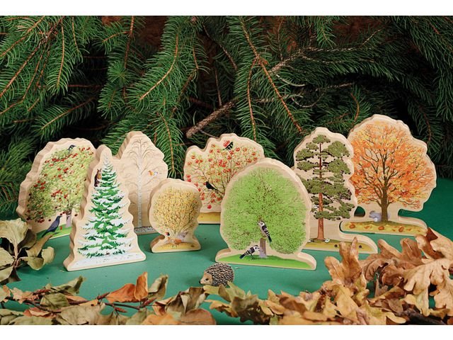 träd och buskar av trä 10/fp