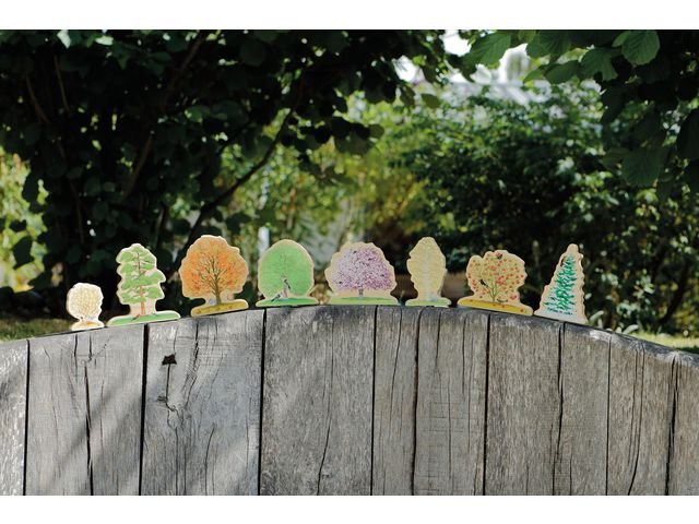 träd och buskar av trä 10/fp