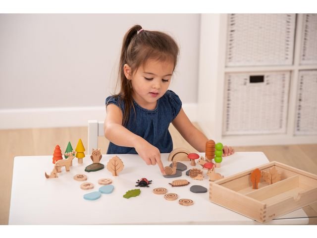 Träfigurer skog och djur 36/fp