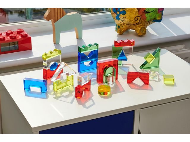 Transparent blockset med aktivitestkort