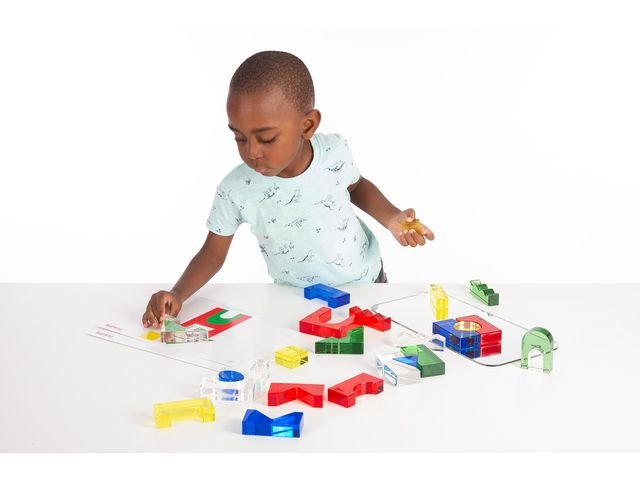 Transparent blockset med aktivitestkort