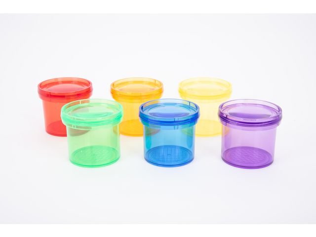 Transparent förstoringsglas färgade 6/fp