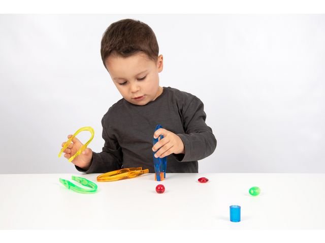 Transparent pinsetter färgade 12/fp